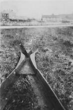 Peak Forest Tramway. Close-up of crossing diamond. 26 September 1928 (14)