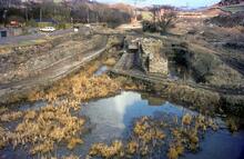Peak Forest Tramway. Buxworth Canal terminus. 05 April 1986
