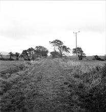 Coygan Quarry Tramway. View of the trackbed looking east. Taken from location SN 292 092. October 1963 (3)
