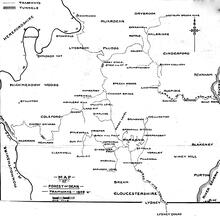 Sketch Map of the Forest of Dean Railway