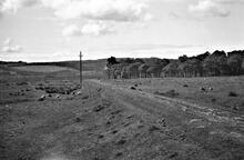 Forest of Dean Railway. Churchway Extension (18). Bilson Green. Embankment across Bilson Green Common. 12 June 1938