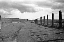 Forest of Dean Railway. Churchway Extension (22). New Bowson. Tramroad formation running alongside the GWR near the old New Bowson Colliery. 12 June 1938