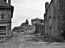 Forest of Dean Railway. Churchway Extension (11). Cinderford Bridge. Tramroad route alongside the Bridge Inn (on the left). 12 June 1938