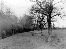 Hereford Railway. Poplar Wood Deviation looking north towards Haywood Lodge tunnel. 18-19 April 1944