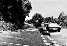 Llanfihangel Railway. Abergavenny. Line of railway leading from Ross Road to Junction Cottages, Abergavenny, facing North. August 1978