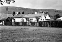 Llanfihangel Railway, Eastern half of possible  tollhouse or cottage on east side of later line at Llanfihangel Station. 1976