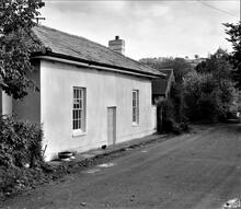 Grosmont Railway.  Pen-isa’r-plwyf (Northeast of Pandy) Tollhouse. Looking North. 1976