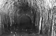 Penydarren Tramroad. Merthyr Tydfil. Interior of the Tramroad tunnel of the Plymouth Ironworks at Pentrebach. 1946 (7)