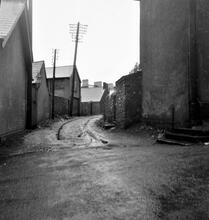Penydarren Tramroad. Merthyr Tydfil. View of Tramroad Side North from corner of Newcastle Street. 22nd October 1949 (4)                