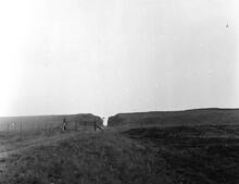 Glyncorrwg Mineral Railway (Parsons’ Folly).  Cutting on the summit of Cefn Morfydd looking north-west.  1965.  NGR SS 789982 (centre of cutting) (5)