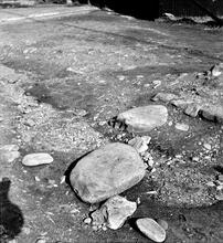 Resolven. J W Lyon’s colliery tramroad. Stone blocks on bridge over later railway. NGR SN 8309 0274. April 1963.