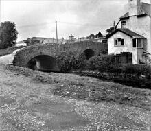 Hay Railway, Brecon. Canal bridge No 165 at Watton.  September 1961 (2)