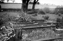 Croydon Merstham & Godstone Railway. Original rails at Quarry Dean Merstham 1936. (Ref:031691)