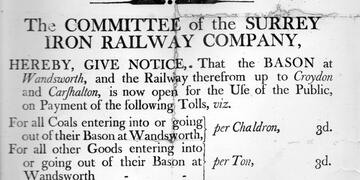 Surrey Iron Railway / Croydon, Merstham and Godstone Railway