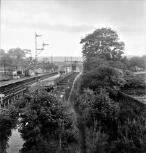 Halbeath Railway. Behind Inverkeithing Station. Grid ref. NT 131832. September 1964.