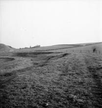 Horsehay Tramroad. Dawley, near Waggoners Fold, looking South. 04 June 1956