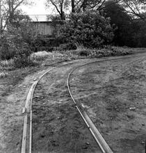 Horsehay Works. Plateway track.  June 1956