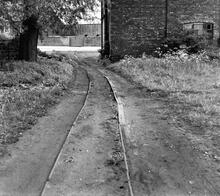 Horsehay Works. Plateway track. June 1956