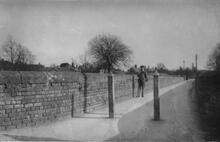 Stratford & Moreton Railway, Stratford-on-Avon. Tramroad bridge over River Avon from the north end.  March 1930 (6)