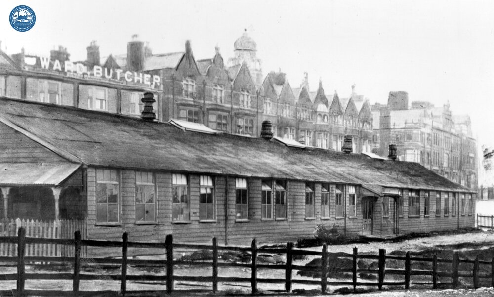 Barry Railway offices. (BRY c. 7m) (Ref: 030526)