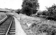 Deviation West of Talyllyn Junction looking towards Talyllyn (BND c. 4m)