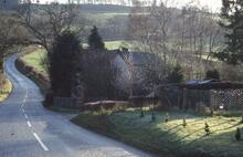 Van Railway. Cerist Station house (VAN @ 5m 09ch), looking to Llanidloes. 30 December 2003  