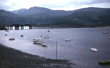 Barmouth bridge (midpoint: DJP @ 99m 60ch). 26 May 1981 (Ref: 221427)