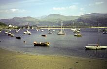 Barmouth Bridge (DJP @ 99m 42ch - 100m 00ch),  from Barmouth. 23 July 1987