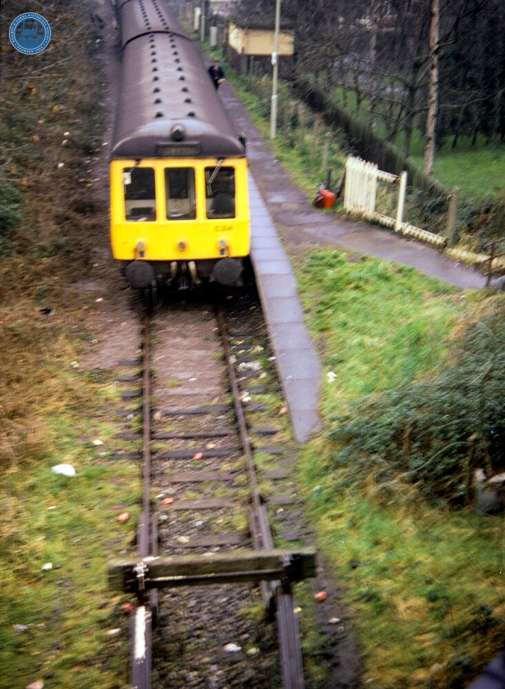 Coryton station (CRY @ 2m 57ch). 01 March 1975