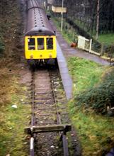 Coryton station (CRY @ 2m 57ch). 01 March 1975