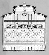 GWR Third Class Clerestory Coach - Section