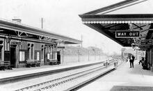 Shirley Station c. 1908 (TSB @ 3m 66ch) (Ref: 030406)