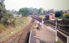 Henley-in-Arden Signalbox (TSB @ 13m 34ch), looking North