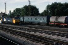 Oxford loco stabling and refueling point. Oxford  5 September 1983 (DCL @ 63m 41ch) (Ref 017191E)
