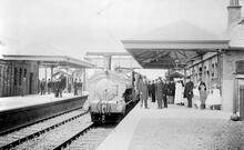 Widney Manor Station. Opening Day 1 July 1899 (DCL @ 120m 66ch) (Ref: 030539)