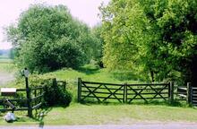 Didcot to Newbury line. Cold Ash Farm (ELR - NDL @ approx 3mp). Summer 2000