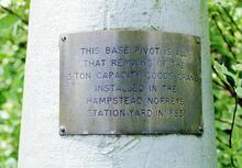 Newbury to Didcot line. site of Hampstead Norreys station (ELR - NDL @ 7m 07ch). Summer 2000