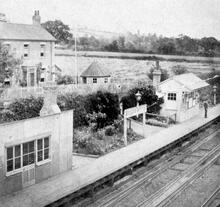Silverton Station. (MLN1 @ 186m 61ch) (Ref: 030410)
