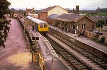 Bishops Lydeard station (MIN @ 168m 20ch). 02 April 1988