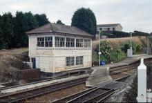 017354  Signal box. Liskeard 25 October 1993 (MLN3 @ 264m 71ch)