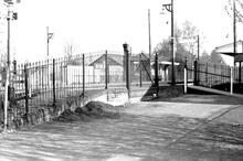 Bramley Station (BKE @ 46m 41ch) North West end of West platform. (Ref: 325211E  C8_3)