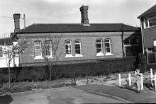 Bramley Station (BKE @ 46m 41ch) Rear of building on west platform. (Ref: 325240E _32)