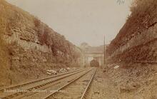 Severn Tunnel, Caldicot. Tunnel mouth at north-west end. (BSW @ 15m 29ch)