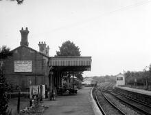 Newent station (LEY @ 8m 34ch). 27 September 1961.