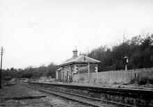 Presthope (BUI @ 166m 39ch), on the Much Wenlock to Craven Arms line. 29 January 1961