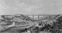 Crumlin Viaduct. 5m 46ch - 5m 70ch (VON)