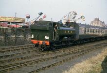 57xx Class 0-6-0PT no 7752. Shildon Rail 150 26 August 1975. (Ref: 017064) 