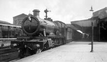 Saint Class 4-6-0 No.2936 "Cefntilla Court" at Swindon