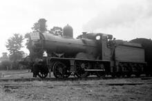 MSWJR Loco No 1335 approaching Longdon Road station (MSZ @ 98m 35ch). 31 August 1952