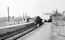 Marlborough Low Level station (AND @ 19m 44ch). 1956